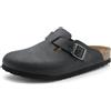 Birkenstock Scarpe Birkenstock Boston Pelle oliata Taglia 36 Cod 0059461 Nero
