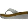 CINZIA SOFT SCARPE DONNA CIABATTE INFRADITO CON ZEPPA MEDIA IAF343426 BIANCO