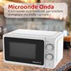 Melchioni Family Forno Microonde con Grill 20L, ONDA, Multifunzione