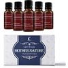 Mystic Moments | Kit Regalo Iniziale di Oli Profumati Mother Nature | 5 x 10ml | Spruzzo Marino, Gardenia, Anguria, Erba Tagliata, Foresta Pluviale | Fragranze Premium