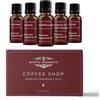 Mystic Moments | Kit Oli profumati Caffetteria | 5x10ml | Cinque fragranze: Caffè, Cappuccino, Latte macchiato, Latte alla vaniglia e Moka per candele, cere profumate e saponi.
