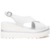Nero Giardini Sandali Nero Giardini Donna in Pelle Con Zeppa E513515D Bianco