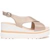 Nero Giardini Sandali Nero Giardini Donna in Pelle Con Zeppa E513516D Oro