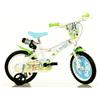 Dino Bikes Bicicletta da Bambino Bluey 14 Pollici 3 4 5 6 anni con Rotelle