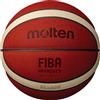 Molten BG5000 - Pallone da basket approvato FIBA, Unisex - Adulto, Palla da basket approvata dalla FIBA., B6G5000, Arancione/marrone chiaro., 6