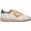 4B12 Play New Scarpe Uomo Made in Italy Tomaia in Pelle Colore Bianco
