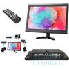 ZENCOCCO Monitor HDMI VGA Schermo LCD TFT 13.3" POLLICI 1080p Altoparlante BNC USB RCA AV
