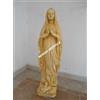 STATUA SCULTURA DELLA MADONNA DI LOURDES VERGINE MARIA PER ESTERNO GIARDINO H 80