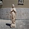 STATUA SCULTURA DELLA MADONNA DI LOURDES VERGINE MARIA PER ESTERNO GIARDINO H 80
