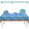 Procos - Set per feste Stitch grande, 46 pezzi, per feste di compleanno per bambini o feste a tema, decorazione da tavolo