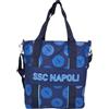 Enzo Castellano SSC NAPOLI Borsa Shopping in canvas stampato 85% PL 15% CO Enzo Castellano SSC NAPOLI 121234