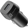 Cellularline - USB Car Charger 12W - Caricabatteria da auto USB 12W - Adattatore Automatico Prese Accendisigari 12V/24V - Protezione da Sovraccarichi e Cortocircuiti - Nero