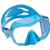Cressi F1 Small Mask Turquoise - Maschera Frameless in Morbido Silicone per Snorkeling e Immersioni, Turchese, Taglia Unica, Gioventù Unisex