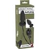 YOU2TOYS plug anale nero in silicone vibrante gonfiabile con telecomando butt black anal
