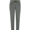 Barbati - Pantalone verde Gregory in jersey con pence e coulisse per uomo