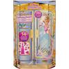 Mattel Disney Princess-Cenerentola Royal Fashion Reveal,bambola con 12 accessori