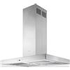 SILVERLINE 4110.9.733.01 CAPPA INOX ASPIRANTE 90 CM Soft Touch Con Display CL.C