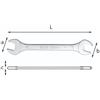 Usag Chiave a forchetta doppia 252 n 10x13