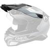 O'NEAL | Visiera di ricambio per casco moto | Enduro Adventure Street | Visiera di ricambio per il casco D-SRS Square V.22 | Visiera D-SRS Helmet Square V.22 | Adulti | Nero Grigio
