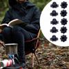 10 pezzi Coperture per le gambe della sedia lunare per sedia da campeggio