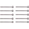 Professionale Grado 10PC Diamante Sferica Fresa Set Punte Trapano for Scolpire