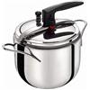 Aeternum pentola a pressione inox DIVINA 3,5 - 5 - 7 lt anche induzione