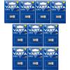 VARTA 10 Pile Litio VARTA CR2 CR17355 DLCR2 Batterie per Foto O2 Laser Visore