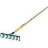 Leborgne Fiskars 375161 - Rastrello forgiato, 16 denti ricurvi, con manico