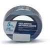 PRENDELUZ Nastro adesivo antiscivolo 5 m nero adesivo ad alta resistenza, ideale per scale, piscine, docce e aree gioco, 25 mm di larghezza
