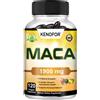 Kenofor Radice di Maca Biologica Capsule di Maca Premium Estratto Nero Rosso Giallo