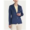 Ragno Blazer Ragno Donna con due bottoni in Eco Suede DP42G9 Bleu