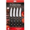 3 Claveles Set 4 Cuchillos CHULETEROS EOS 11.5CM 1483