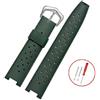 Cinturino orologio silicone per Cartier Pasha nero blu 20-10mm 20-12mm 22-15mm