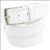 Vera Pelle Cintura Uomo vera Pelle Bianca Cinta Donna in Cuoio Sportiva Casual di da 4 cm r