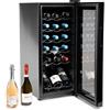 Melchioni Cantinetta Vino Vermentino 18 Portabottiglie Frigo Compressore 53 Litri Lcd Led