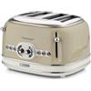 Ariete 156 Tostapane Vintage 4 fette di pane senza pinze 1600W Beige - Rotex