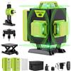 undreem Verde Livella Laser Autolivellante 4x360 ° 16 Linee Livello Laser per La