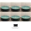 Rosenthal - Mesh Aqua - 6 PiattI Fondi ø cm 21 - Rivenditore Autorizzato