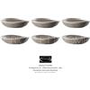 Rosenthal - Junto Pearl Grey - Set 6 Piatto Fondo cm 22 - Rivenditore