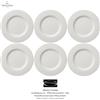 Villeroy & Boch Manufacture Rock Blanc - Villeroy & Boch - 6 Piatti Piani ø cm 27 - Rivenditore