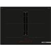 Bosch Piano Cottura 4 Fuochi Induzione con Cappa 71 cm Nero PVQ711H26E Serie 6