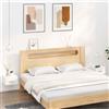 vidaXL Comodini a Muro 2 pz Bianchi 35x35x20 cm