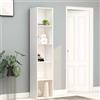 vidaXL Libreria Bianca 40x30x189 cm in Legno Multistrato
