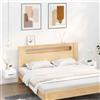 vidaXL Comodini a Muro 2 pz Bianchi 35x35x20 cm