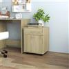 vidaXL Mobiletto con Rotelle Rovere Sonoma 45x38x54 cm in Truciolato