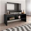 vidaXL Mobile Porta TV Nero 100x40x40 cm in Legno Multistrato