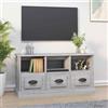 vidaXL Mobile Porta TV Grigio Sonoma 100x35x50 cm in Legno Multistrato