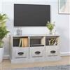 vidaXL Mobile per TV Grigio Cemento 100x35x50 cm in Legno Multistrato