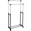 ATTACCAPANNI APPENDIABITI CON RUOTE ROTELLE PORTATILE PORTA SCARPE STAND STANDER