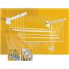 Jumbo STENDIBIANCHERIA PANNI BUCATO PARETE/SOFFITTO PLASTICA STEED CM.100 CON VITI